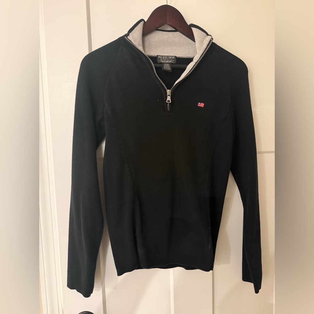 Polo by Ralph Lauren Black Zip Up Sweater